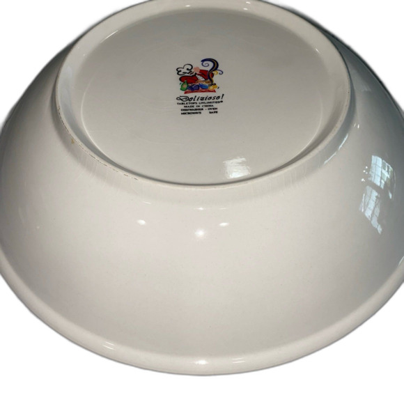 Delizioso! Tabletop Pasta Bowl. Approximately 12” x2.5”. - Picture 5 of 10
